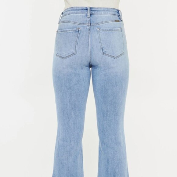 KanCan High Rise Crop Bootcut Denim Pants-KC9354M - Picture 2 of 4